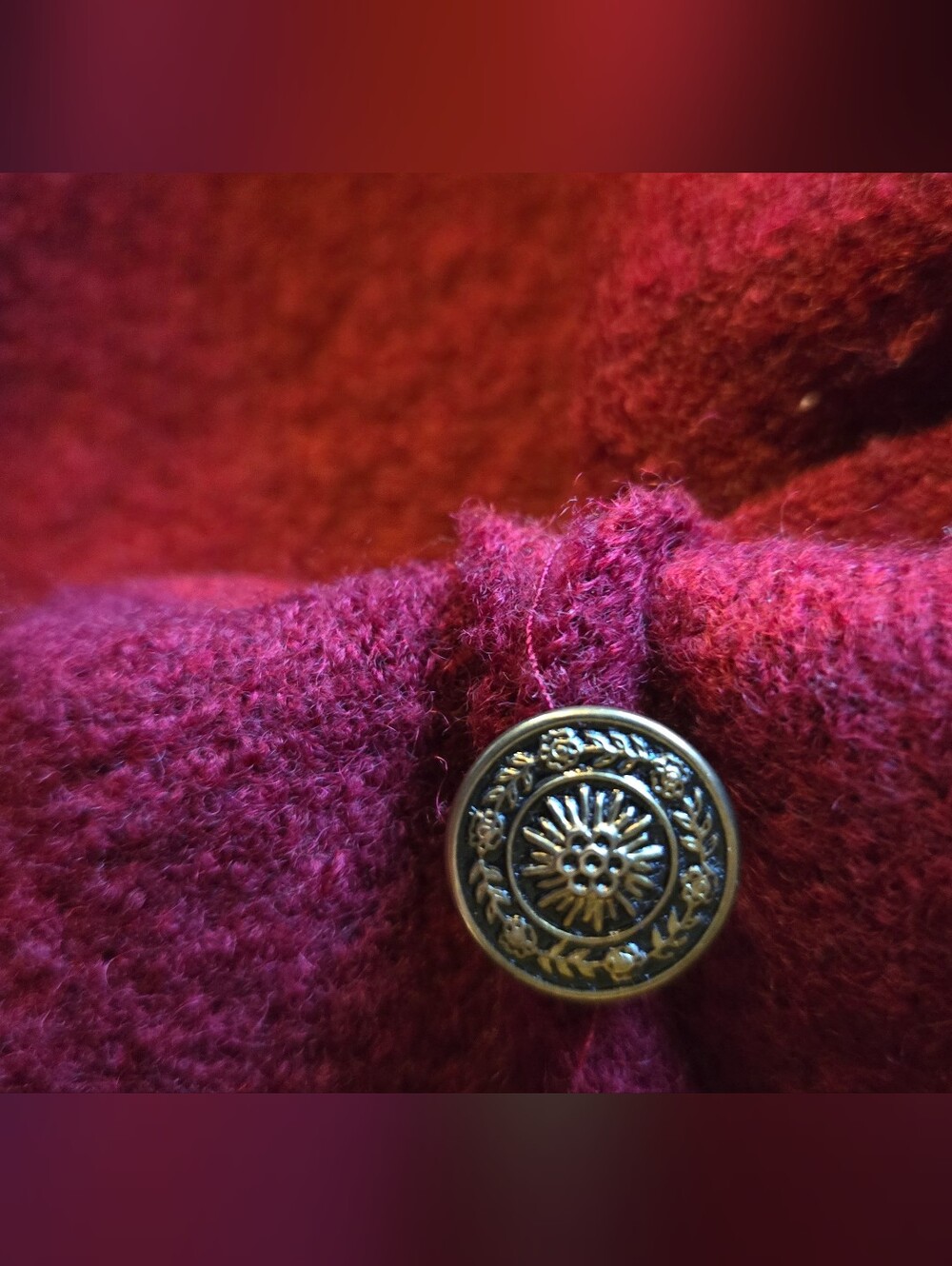 Tally Ho Vintage Wool Cardigan Large - Picture 7 of 7